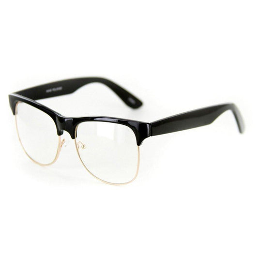 RayBan Clubmaster Clear Vintage-Inspired Wayfarer