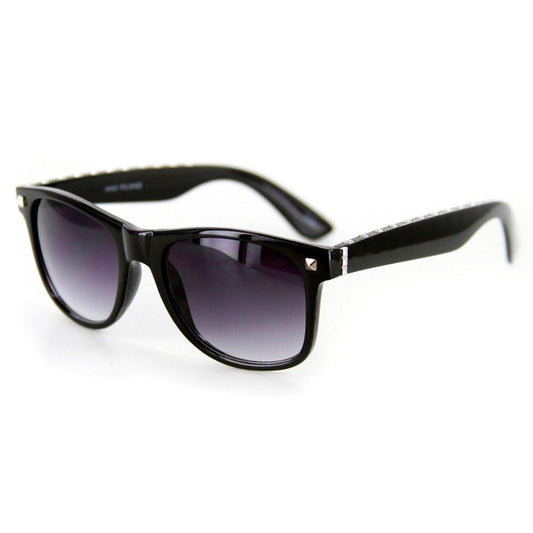 "Street Smart" Vintage-Inspired Wayfarer Sunglasses - 100% UV Updated